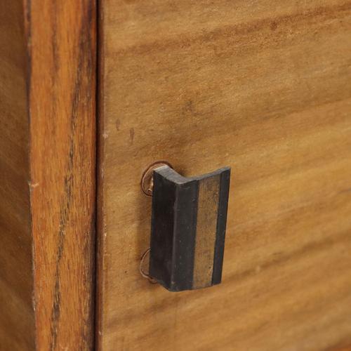 Vintage Bedside Table in Exotic Woods Veneer, 1930s For Sale - Image 5 of 10