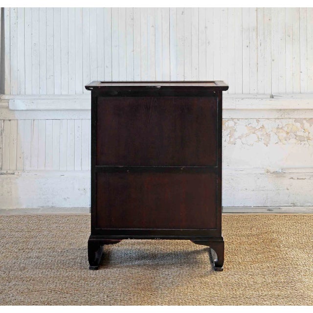 Asian Antique Asian Cabinet With Brass Detail For Sale - Image 3 of 6