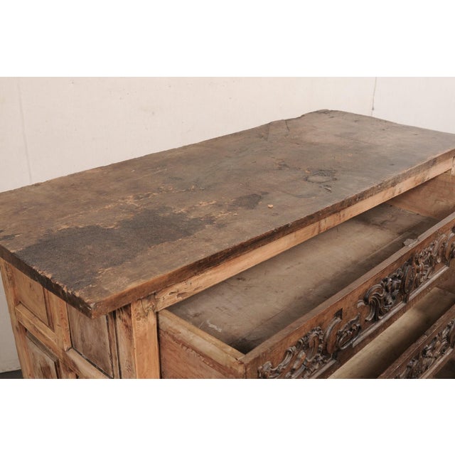 Early 18th C. Italian Robust Baroque Chest For Sale - Image 9 of 11