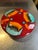 1970s Colorful Red Abstract Ceramic Bowl With Lid For Sale In Atlanta - Image 6 of 7