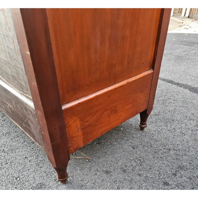 Brown Antique Early 19th Century Federal Slant-Front Desk For Sale - Image 8 of 11