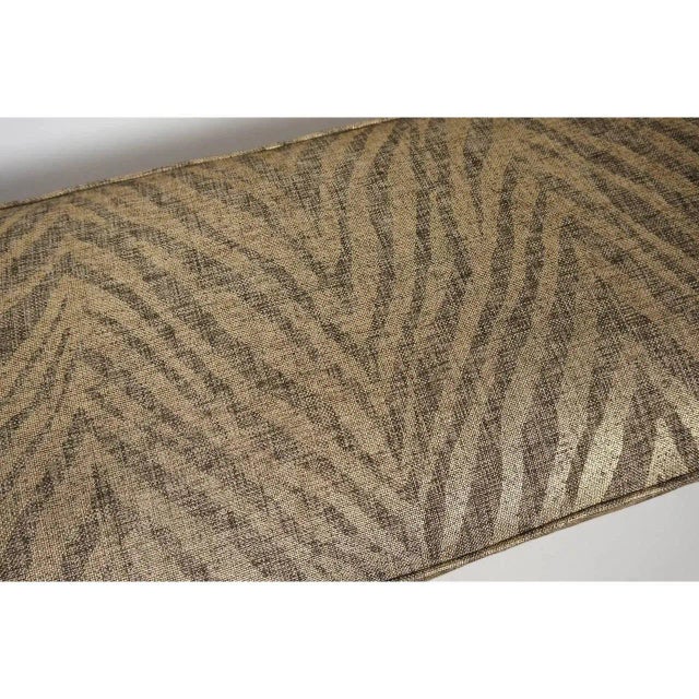 1960s Bench & Tiger Cushion Italian Florentine Hollywood Regency For Sale In Miami - Image 6 of 12