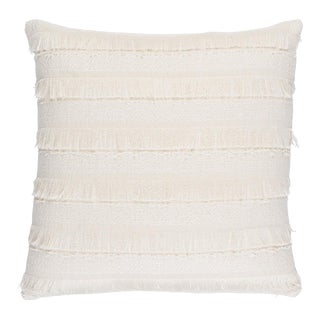 Schumacher Acadia Pillow 22" in Ivory For Sale