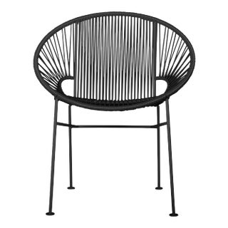 Black on Black Concha Chair For Sale