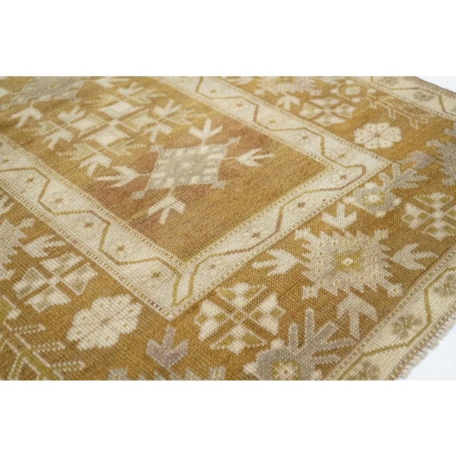 19th Century Oushak Rug 3' X 4'2'' For Sale - Image 5 of 9