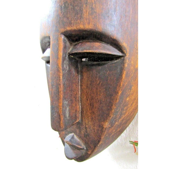 Early 20th Century Authentic Large Hand-Carved Wooden Bamana N'tomo Mask From Mali, West Africa For Sale - Image 12 of 13