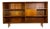 Vintage Teak Bookcase with Glass Doors from Clausen & Son, 1960s For Sale