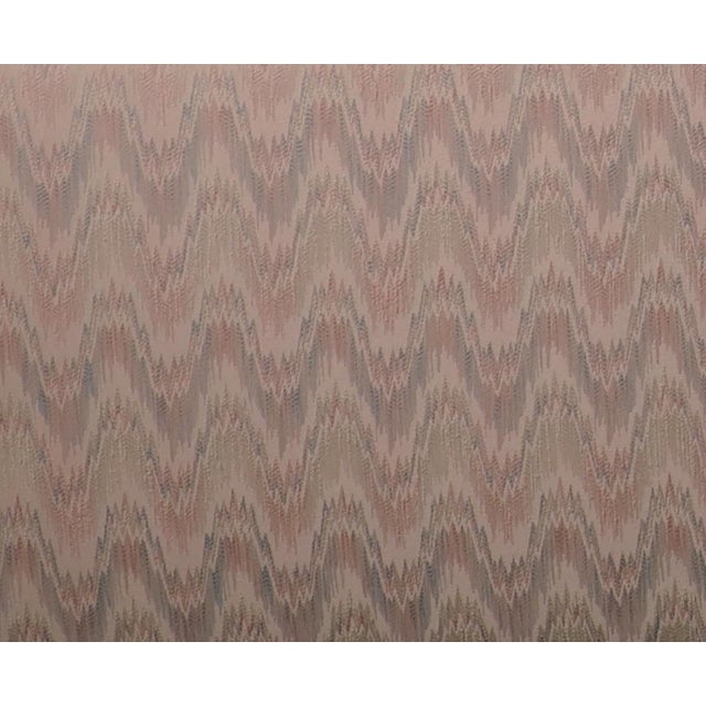 Bernhardt Vintage Post-Modern Bernhardt Flair 90s Blush Pink Sectional With Chaise & Ottoman For Sale - Image 4 of 7