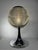 Holophane Parisian Globe on Chrome Stand from Holophane, France, 1970s For Sale - Image 4 of 14