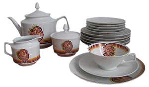 Coffee Service from Bareuther Waldsassen Bavaria, 1970s, Set of 21