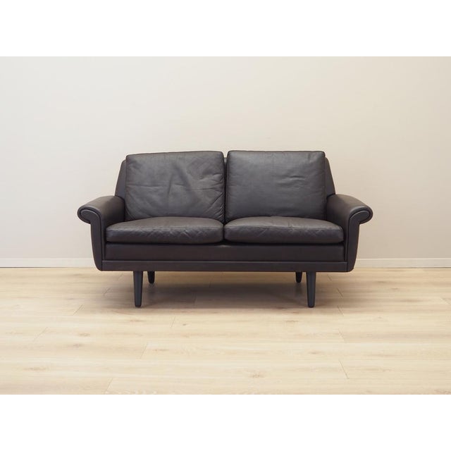 Danish Brown Leather Sofa by Aage Christiansen for Erhardsen & Andersen, 1960s For Sale - Image 4 of 18