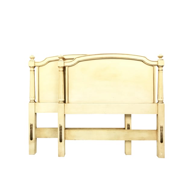 Kindel Furniture French Provincial Twin Headboards a Pair Chairish