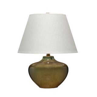 Monroe Table Lamp, Olive Green Ceramic For Sale