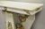 French Louis XV Style Marble and Bronze Ormolu Console Table With Cherubs For Sale - Image 9 of 13