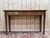 Brown Louis XVI Style Varnished Carved Wood Console Table, 1950s For Sale - Image 8 of 8