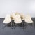 Stacking Off White Fibreglass DSS Dining Chairs from Eames, 1960s, Set of 4 For Sale - Image 3 of 8