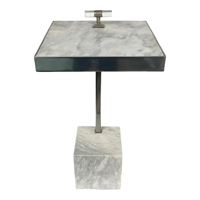 Century Furniture Marble Block Drinks Table For Sale