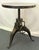 Industrial Style Height Adjustable Steel Side Table With Turning Telescopic Design For Sale In West Palm - Image 6 of 12