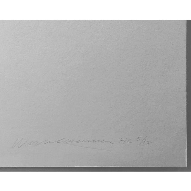 Lithograph and linocut in colors on Arches paper. Hand signed lower left margin by Tom Wesselmann. Hand numbered HC 5/12...