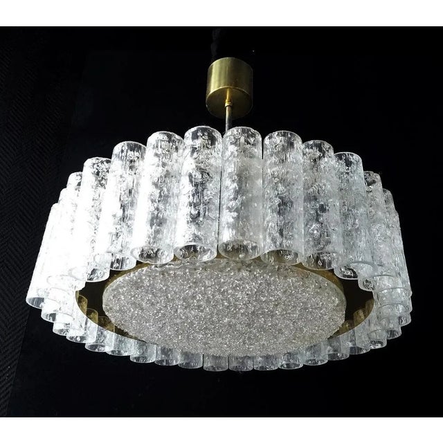 Gold Ceiling Light from Doria, Germany, 1960s For Sale - Image 8 of 13