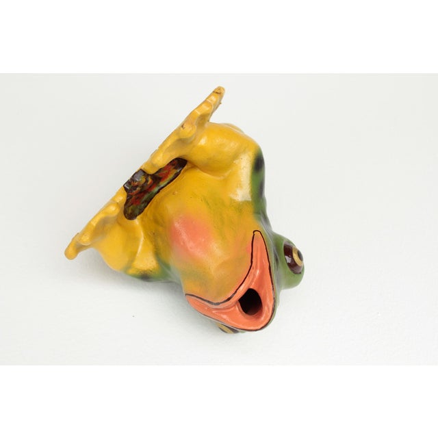 Gargoyle Frog in Clay, 1960s For Sale - Image 3 of 14