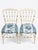 1970s Napoleon III Style Chair in Ivory Lacquer with Gilt Details and Blue Floral Upholstery, 1970s For Sale - Image 5 of 5