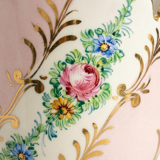 Mid-Century Modern Vintage Italian Hand-Painted Majolica Vase For Sale - Image 3 of 5