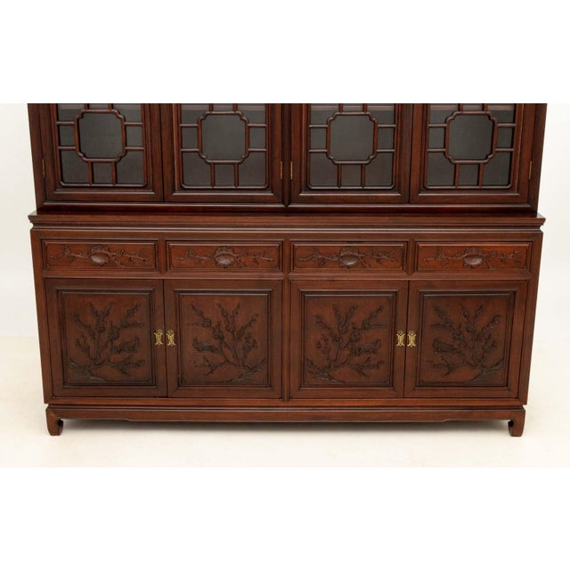 Chinese Rosewood China Cabinet For Sale - Image 4 of 10