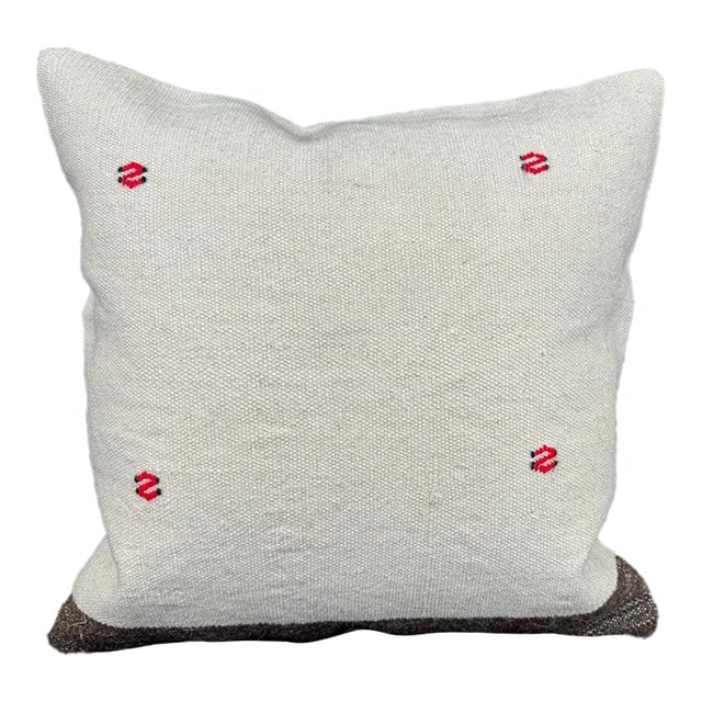 Turkish Hemp Pillow Cushion Natural Beige Brown Cushion Cover 20x20 For Sale