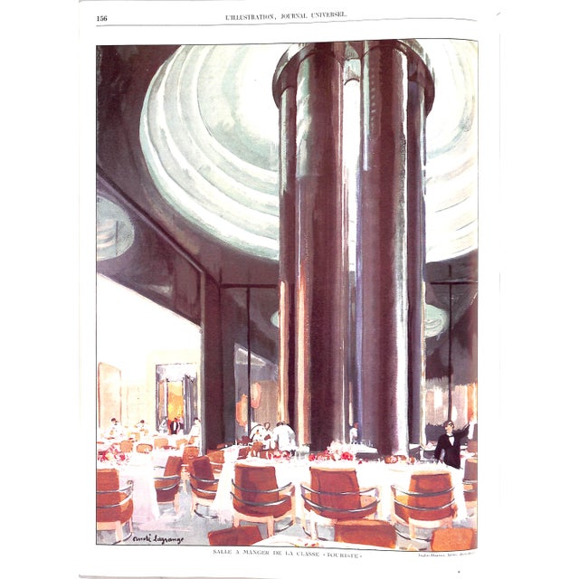 Traditional "Les Grands Dossiers De l'Illustration Les Paquebots Histoire d'Un Siecle 1843-1944" 1993 Baschet, Eric For Sale - Image 3 of 11