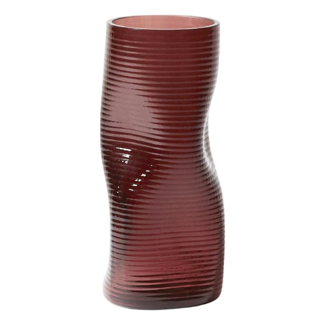 Coral Vase in Hand-Blown Venetian Glass from Cassina For Sale