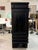 Late 20th Century Asian-Inspired Black Wood Armoire/ Media Center, Vintage For Sale - Image 5 of 12