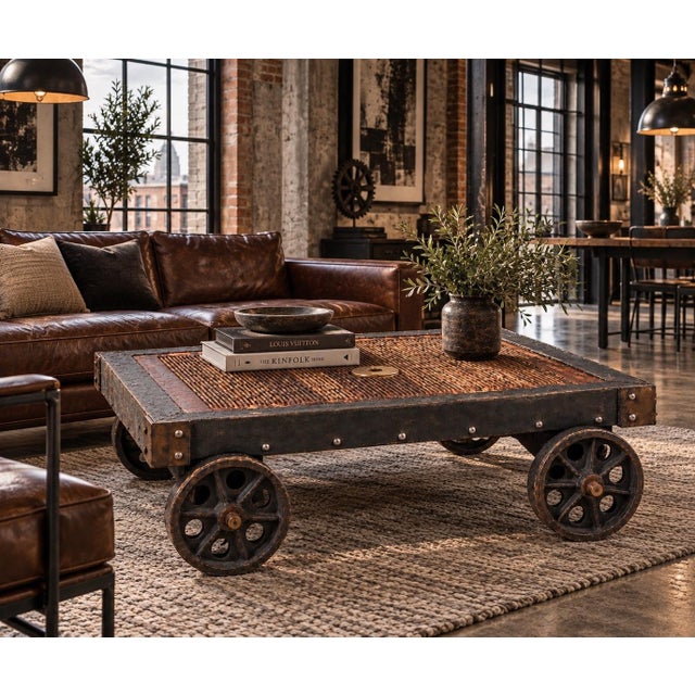 1940s 1940s Ronéo Industrial Cart For Sale - Image 5 of 5