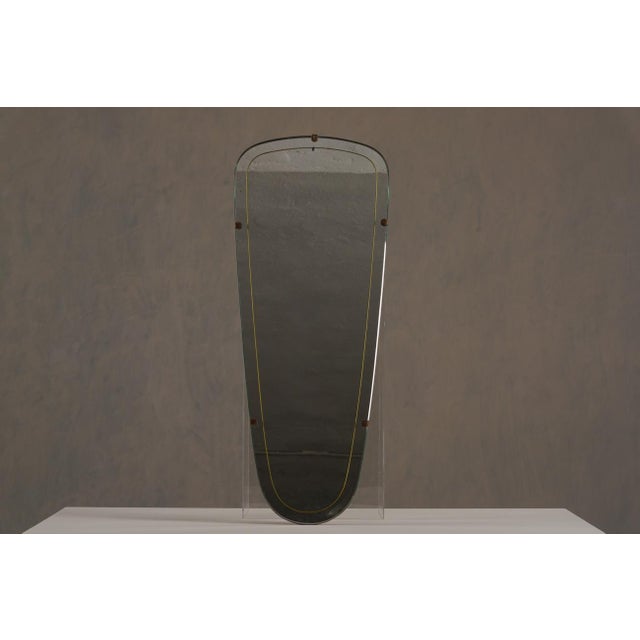 Vintage Wall Mirror, Germany, 1970s For Sale - Image 4 of 4