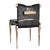 Metal "Moglie" Chair With Bronze and Exclusive Accessory, Hand-Crafted For Sale - Image 7 of 12