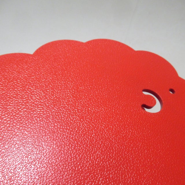 Vintage Italian Red Sheep Lamp, 1970 For Sale - Image 3 of 10