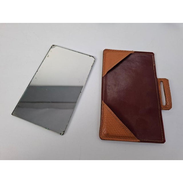 Art Deco Mens Travel Shaving Kit in Leather Case, Czechoslovakia, 1930s For Sale - Image 16 of 18