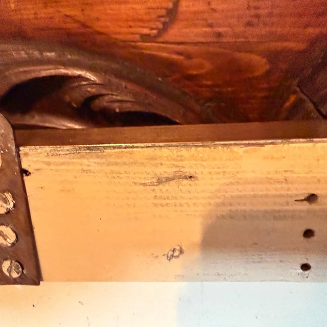 1950s Gio Ponti Style Mid-Century Modern Biscuit Shaped Brass Wall Mirror For Sale - Image 15 of 15