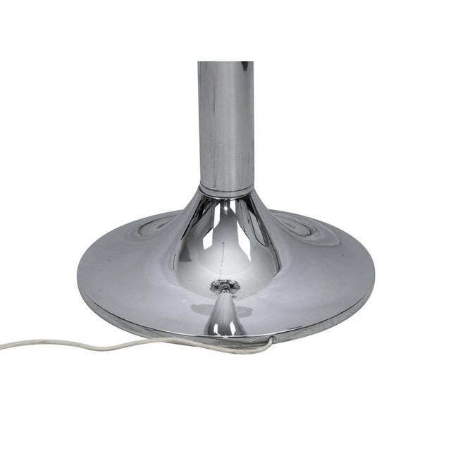 Metal Floor Lamp in Chromed Metal and Glass by Oscar Torlasco, Italy, 1970s For Sale - Image 7 of 8