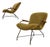 Brazilian Modern Pair of Armchairs in Rosewood, Metal & Velvet by Carlo Hauner, 1950s For Sale