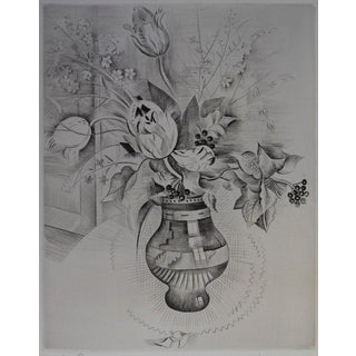 Mily Possoz, Le bouquet de tulipes, Etching For Sale