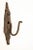 Antique Cast Iron Metal Wall Coat Hook Hanger Hardware. This is a very unique style for a wall coat hook. It is supported...