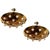 Pair of French Golden Crystal Orb Pendants For Sale - Image 12 of 12