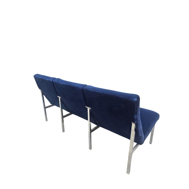 Mid 20th Century MCM Attributed to Steelcase Sofa Newly Reupholstered For Sale - Image 5 of 7