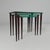 1960s Mid-Century Modern Italian Tables in Wood and Parchment, 1960s, Set of 3 For Sale - Image 5 of 17