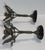 Bronze Crane Candlesticks - a Pair For Sale - Image 10 of 13
