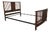 Edwardian Bur Walnut Double Bed, 1900 For Sale