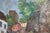 Roland Dubuc, Strollers in Montmartre, 1960s, Oil Painting on Canvas, Framed For Sale - Image 13 of 16