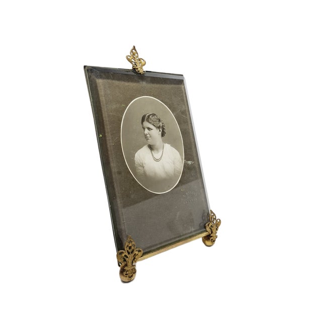 Metal Bronze Rococo Frame, France, 1890s For Sale - Image 7 of 12