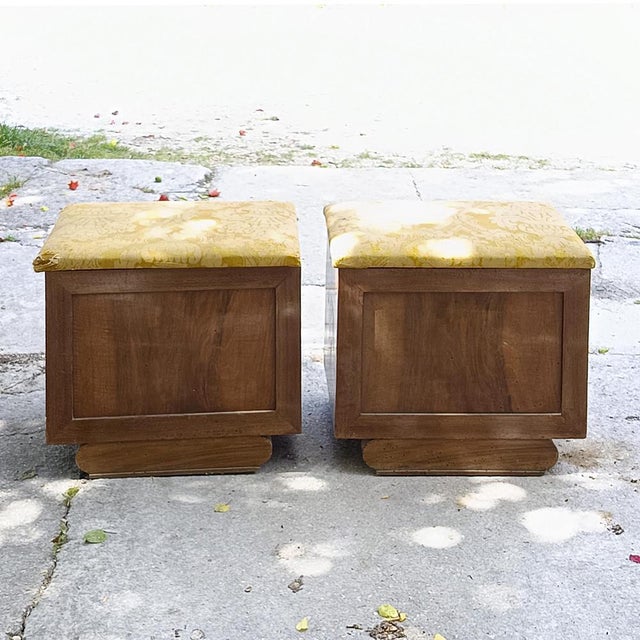 Art Deco Ottomans, Set of 2 For Sale - Image 13 of 13